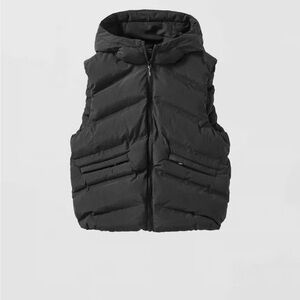 Zara Kids Black Puffer Vest - Never Worn